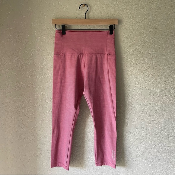 Lorna Jane Athletic Workout Striped Leggings - Picture 1 of 9